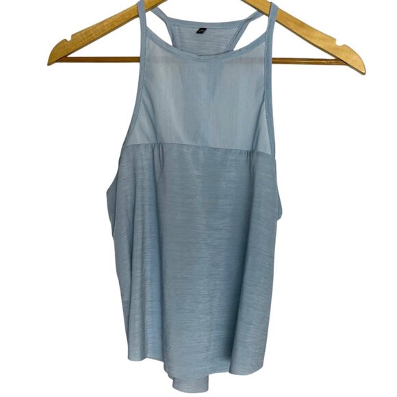 Gymshark X Nikki Blackketter‎ Women's M Tank Top Powder Blue Sporty Athletic - Picture 1 of 5